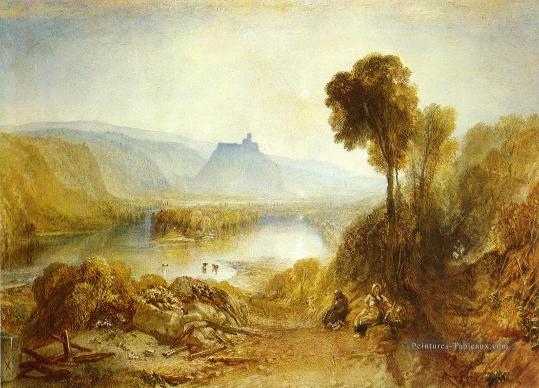 Château de Prudhoe Northumberland romantique Turner Peintures à l'huile